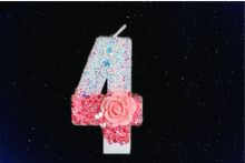 Load image into Gallery viewer, Pink |Birthday Party Cake Topper |Birthday Number Candles | Crown Candle | Happy Birthday Candles | Princess Candle| Birthday