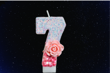 Load image into Gallery viewer, Pink |Birthday Party Cake Topper |Birthday Number Candles | Crown Candle | Happy Birthday Candles | Princess Candle| Birthday