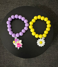 Load image into Gallery viewer, Blooming Fairy Wishes |Perfect Duo| Kids jewelry| Kids gift | Kids stocking stuffers| | kids bracelets | Girls bracelets | Little girls bracelets