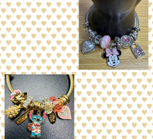 Load image into Gallery viewer, Bangles| Disney Magic| Spring Bracelet |Minnie Mouse Bracelet| Jewelry for kids | Kids Bracelet | Stocking Stuffer For Kids| Kids Party Favor | BFF| Stitch|