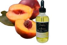 Load image into Gallery viewer, Peachy Dreams Body Oil - Face and Body Oil 4oz | Body Moisturizer | Moisturizer Oil | Hydrating Body Oil | Hydrating Face Oil | Body Oil to reduce wrinkles