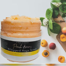 Load and play video in Gallery viewer, Melanin Drip Whipped Suga Scrub - Whipped Sugar Scrubs 15oz | Sugar Body Scrub | Sugar Whipped Soap | Foaming Sugar Scrub | Exfoliating skin product for smooth skin