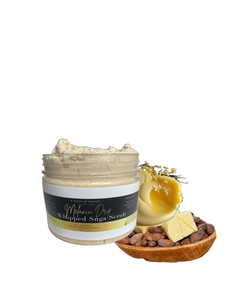 Melanin Drip Whipped Suga Scrub - Whipped Sugar Scrubs 12oz | Sugar Body Scrub | Sugar Whipped Soap | Foaming Sugar Scrub | Exfoliating skin product for smooth skin