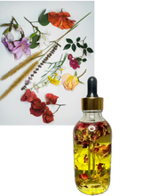 Load image into Gallery viewer, Botanical Body oil - Face and Body Oil 4oz | Body Moisturizer | Moisturizer Oil | Hydrating Body Oil | Hydrating Face Oil | Body Oil to reduce wrinkles

