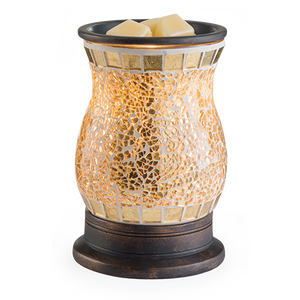 Gold Glitz |Wax Warmers | Decorative Wax Warmers | Candle Wax Melt | Warm Glow Wax Warmers | Candle Gifts | Candle Accessories