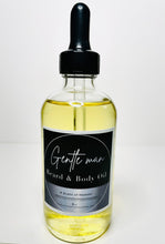 Load image into Gallery viewer, Gentle Man Beard and Body Oil - Face and Body Oil 4oz | Body Moisturizer | Moisturizer Oil | Hydrating Body Oil | Hydrating Face Oil | Body Oil to reduce wrinkles
